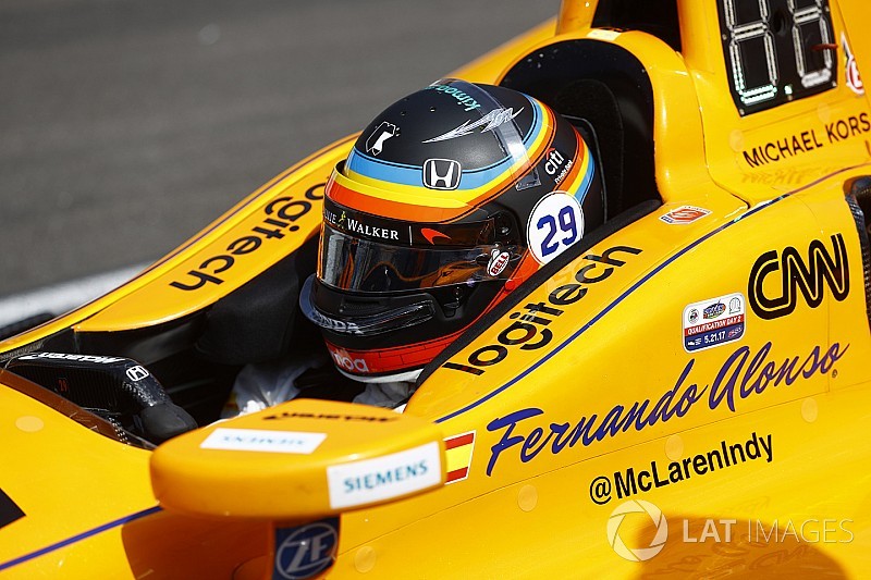F1 in Austin: Fernando Alonso fährt mit Indy-500-Helmdesign