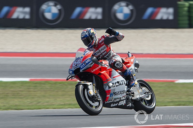 Course - Dovizioso avec autorité ; Lorenzo chasse et chute