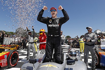 Road America IndyCar: Newgarden wins, Power and Rossi hit trouble