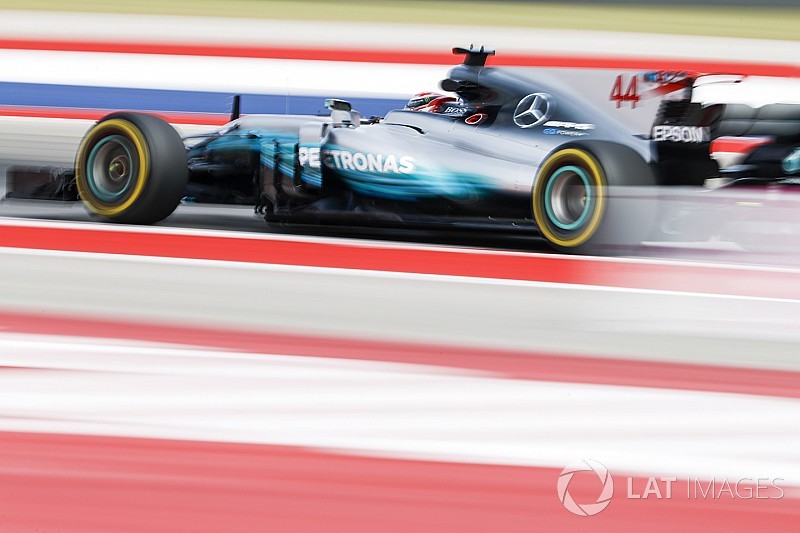 Formel 1 in Austin: Freitagsbestzeit für Hamilton, Dreher von Vettel