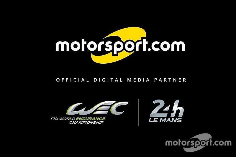 Motorsport.com wird offizieller Medienpartner von FIA WEC und 24h Le Mans