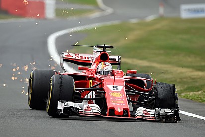 Vettel terkejut dengan masalah ban Ferrari