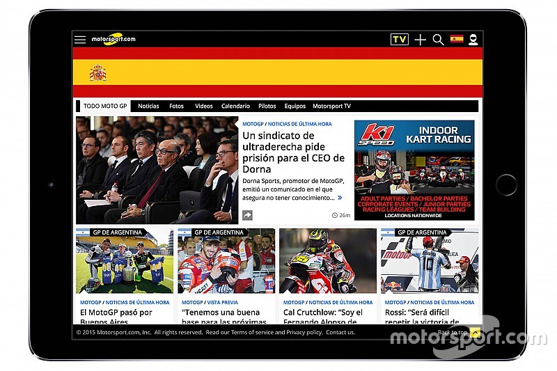 Through acquisition Motorsport.com launches new digital platform in Spain