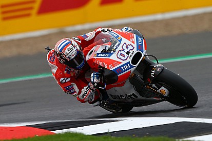 MotoGP Inggris: Dovizioso nodai rekor Rossi, Marquez gagal finis