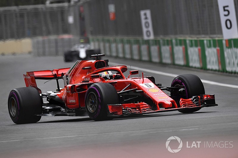 Azerbaycan GP 3. antrenman: Vettel ve Ferrari lider!