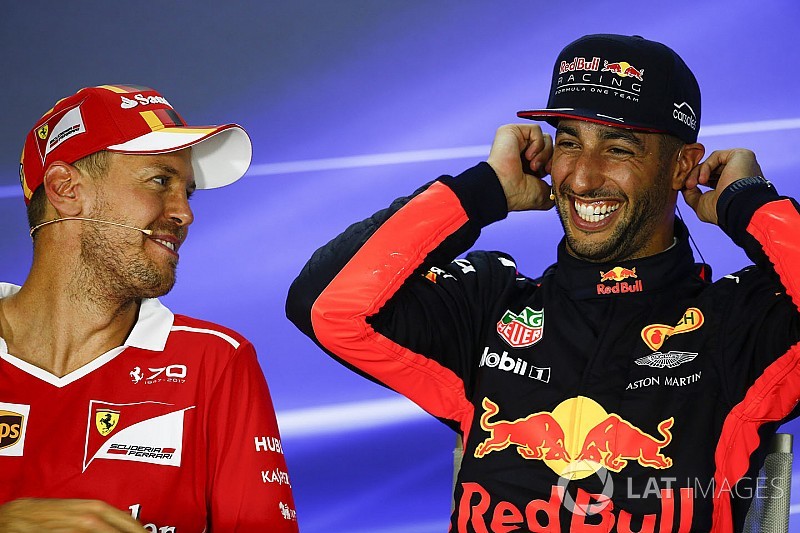 Ricciardo aggódik Vettel miatt, akinek nem igen van élete az F1 mellett