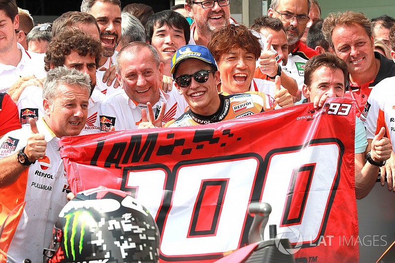 Stats - Le chemin parcouru par Márquez en 100 GP MotoGP