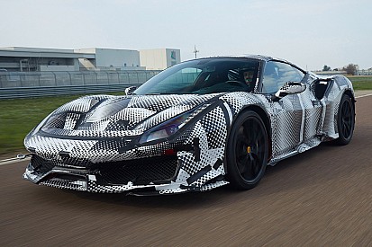 Valentino Rossi turns Ferrari test driver with new 488 Pista
