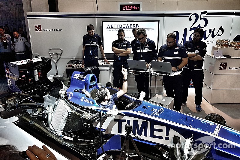 Team Sauber: F1-Atmosphäre zum Anfassen an der Auto Zürich