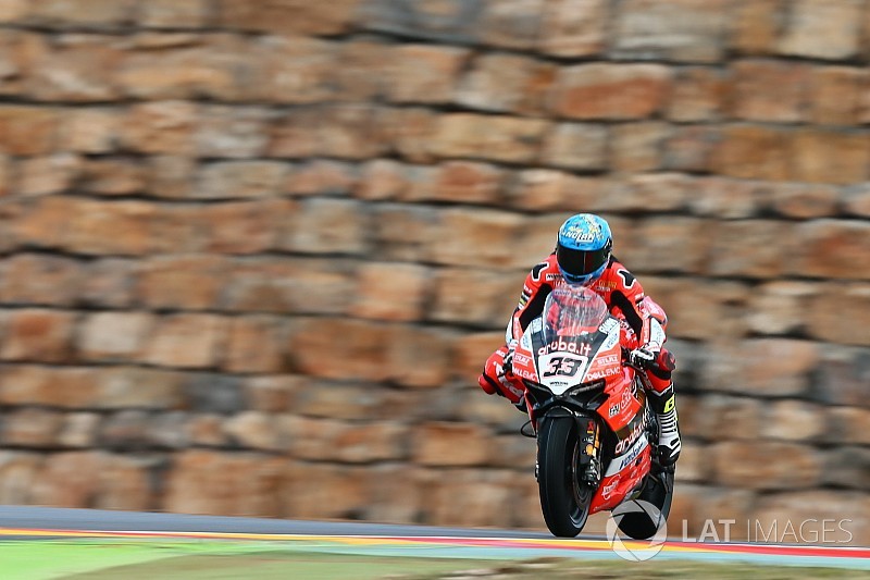 WSBK, Арагон: у перший день Меландрі випередив Рея