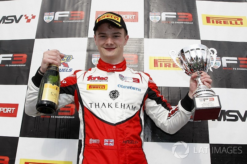 Hitech adds Hingeley to 2018 F3 line-up
