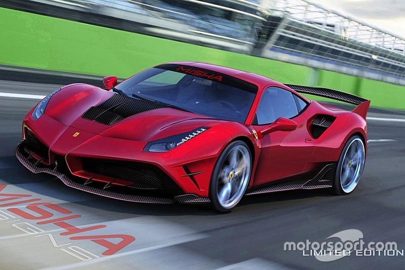 Misha Design bouwt Ferrari 488 GTB om naar baby-FXX K