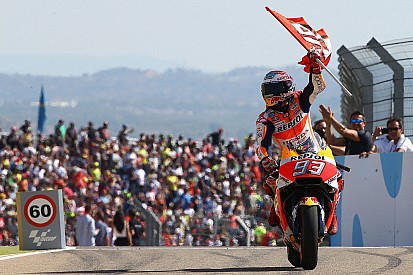 Márquez apostou mais do que tinha em Aragón