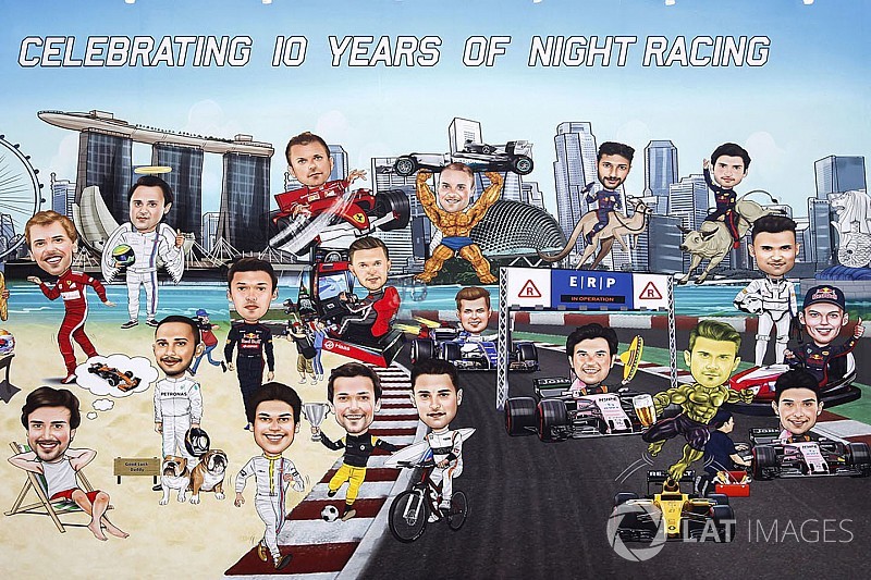 Die schönsten Fotos vom F1-GP Singapur: Donnerstag