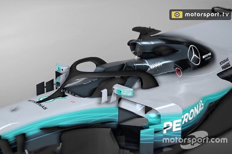 Vidéo 3D - Les effets aérodynamiques du Halo sur les F1 en 2018