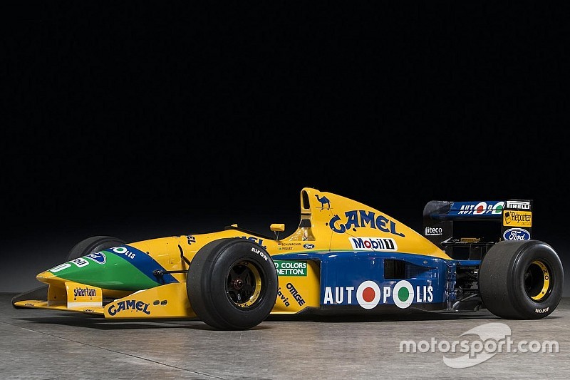 Benetton Шумахера выставят на аукцион