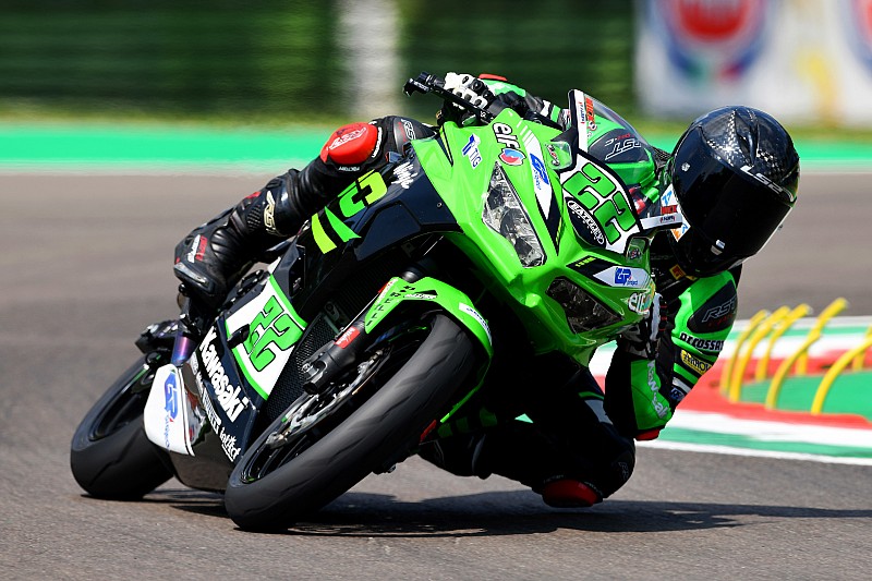 WSBK, Імола: Калінін закінчив гонку аварією у боротьбі за подіум