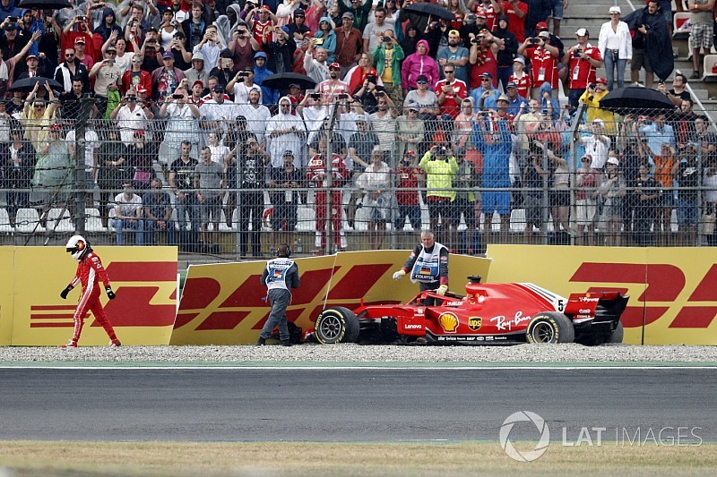 Vettel: Kaza nedeniyle bu gece uykum kaçmayacak