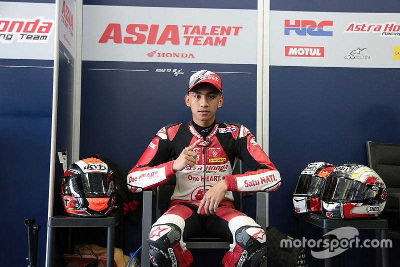 Andi Gilang tempati dua posisi start berbeda