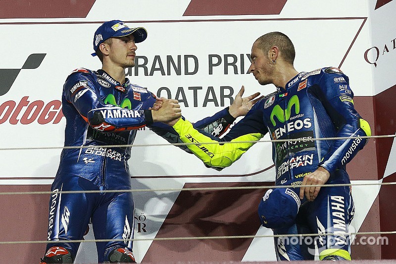 Viñales surpris par le niveau de Rossi à Losail