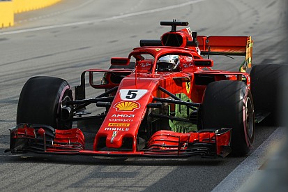 Singapur GP 3. antrenman: En hızlısı Vettel, Raikkonen 2.
