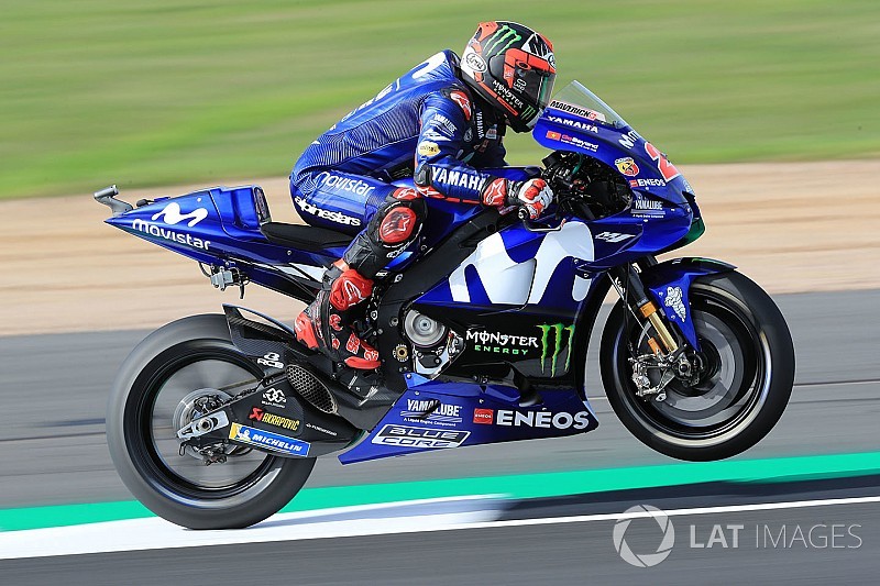 FP1 MotoGP Inggris: Vinales tercepat, Yamaha 1-2