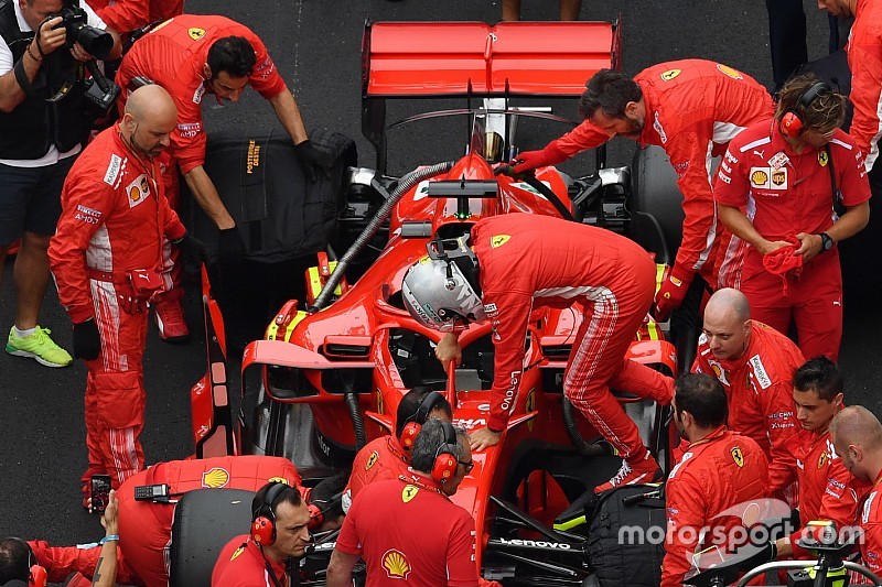 Ferrari: il motore 2 di Vettel ha la testata alleggerita