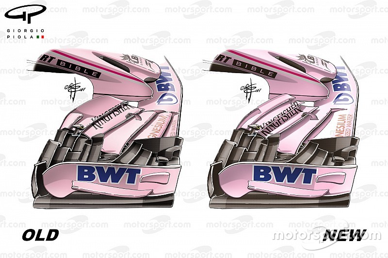 Formel-1-Technik: Die Updates am Force India VJM10 in Silverstone