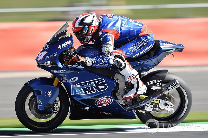 Moto2 Inggris: Lanjutkan performa apik, Pasini hat-trick pole