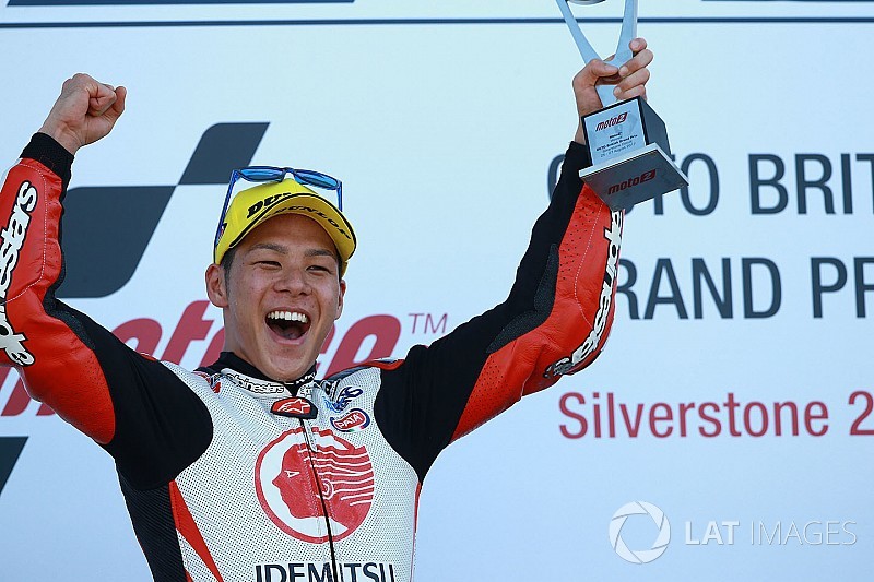 【Moto2】中上貴晶「最高峰クラス昇格発表直後だから、絶対に勝つ覚悟で臨んだ」