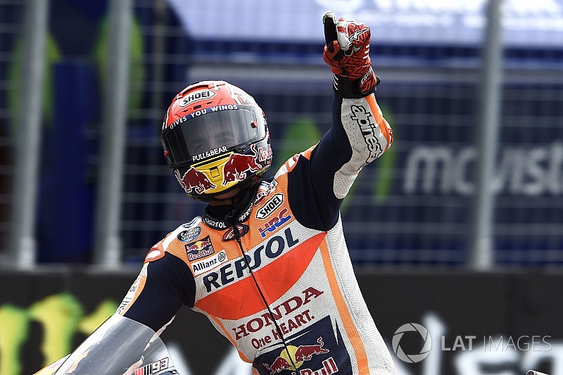 【MotoGP】マルケス、スタートタイヤの選択ミスが、勝利の鍵だった?