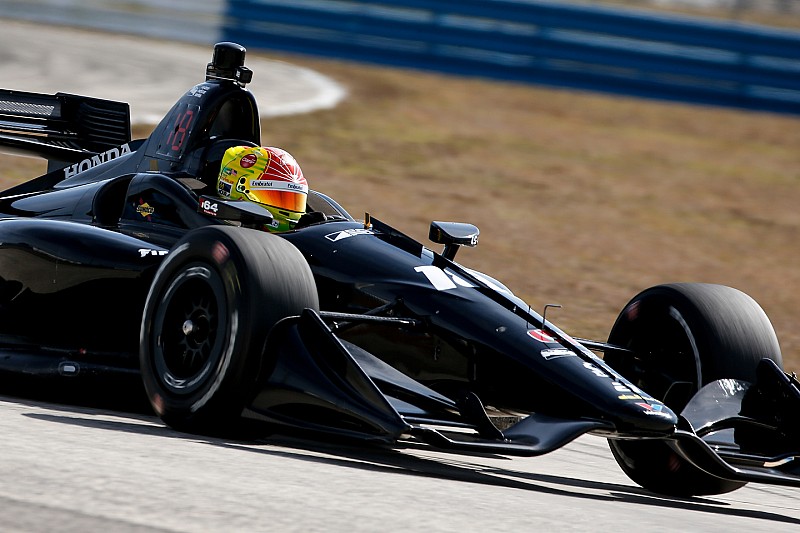 Fittipaldi impresionó en el test de IndyCar