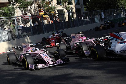 Force India le confesó a Peréz que Ocon fue el culpable en Bakú