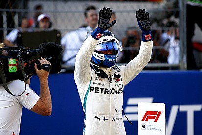 Russian GP: Bottas leads all-Mercedes front row