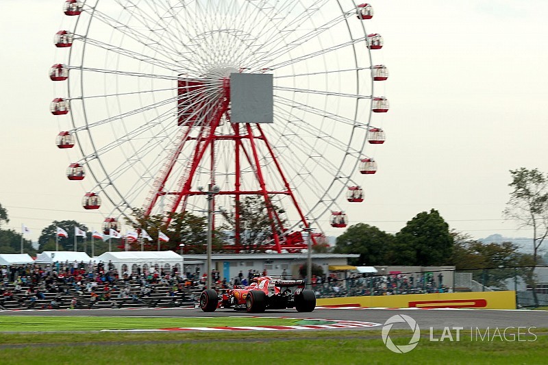 F1日本GP決勝前セレモニーで予定されていた戦闘機の展示飛行が急遽中止