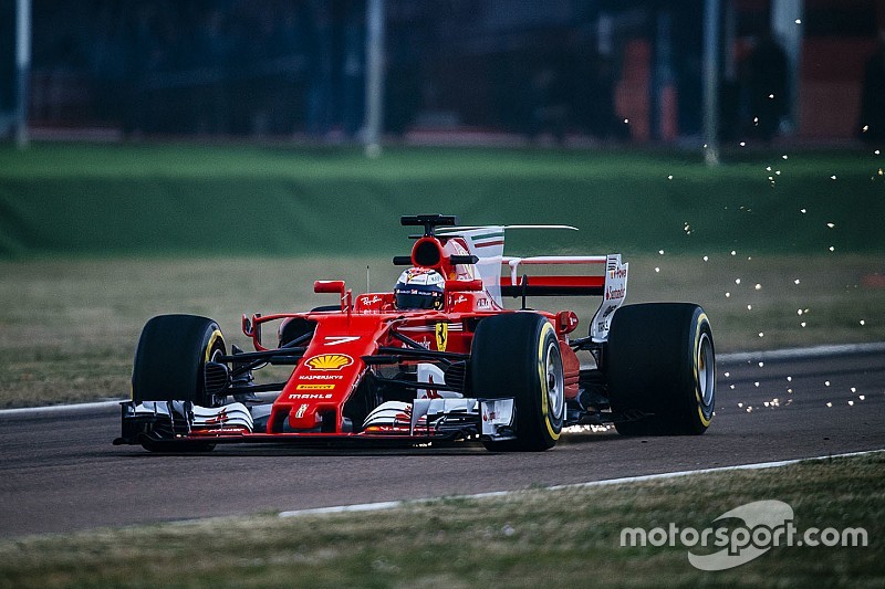 Raikkonen rueda con el nuevo Ferrari SF70H