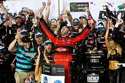Daytona 500: Austin Dillon takes emotional win after chaotic last-lap