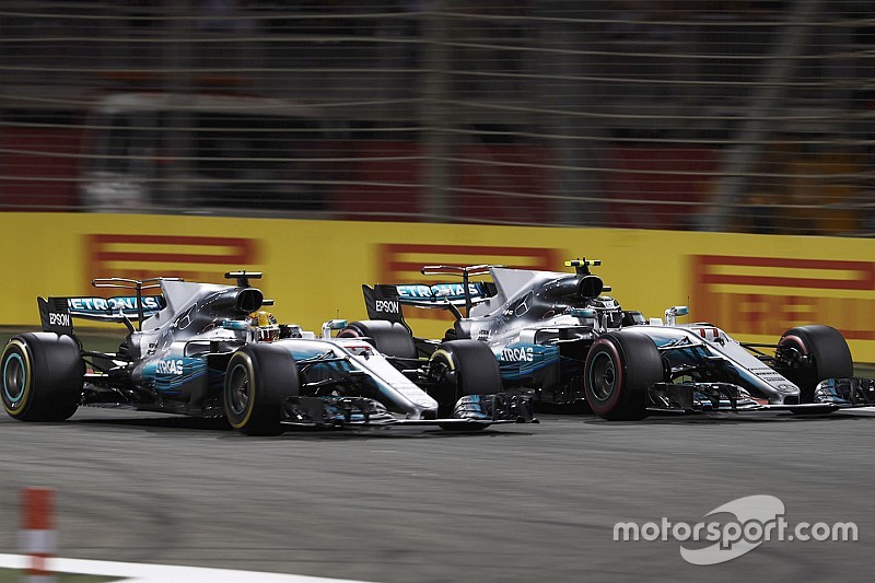 Los problemas para Bottas, por falta de presión en neumáticos