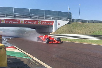 Квят проїхав 118 кіл за кермом машини Ferrari в п'ятницю