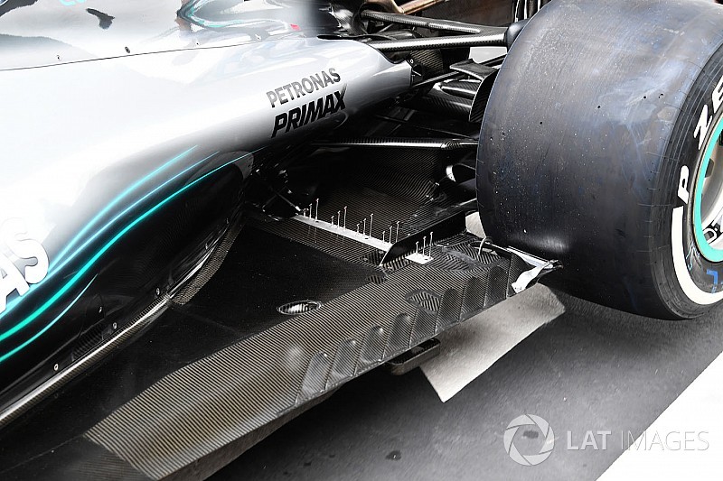 Mercedes: un tappeto di sensori sul gomito dell'estrattore