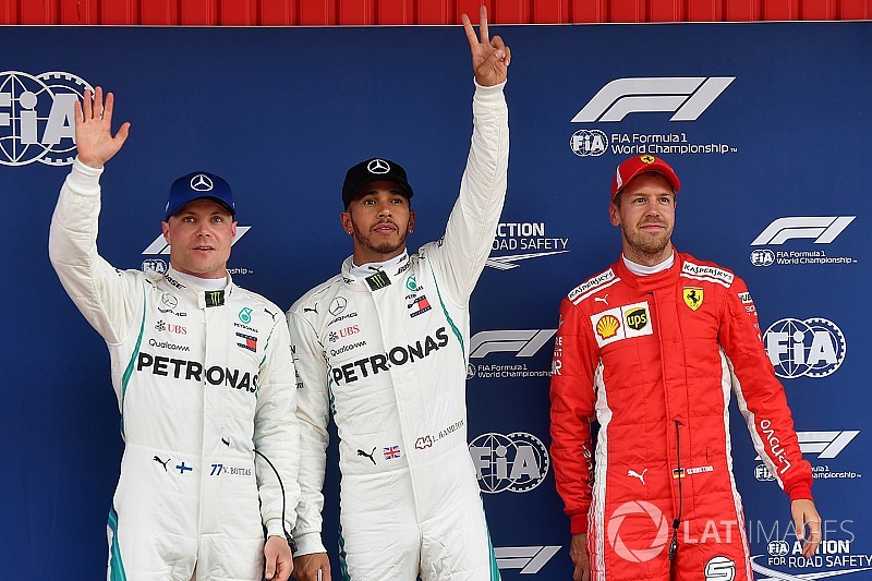 Spanish GP: Hamilton beats Bottas to pole by 0.040s