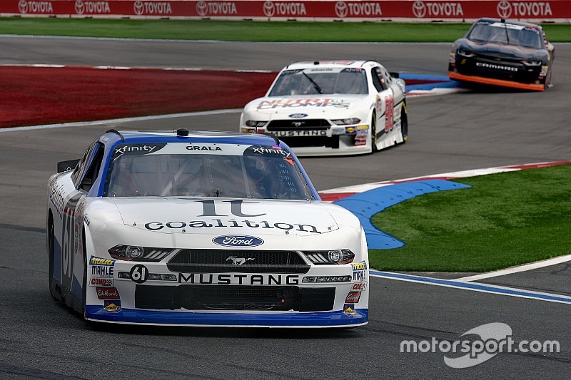 Cole Custer tops drama-free Xfinity practice at Charlotte Roval