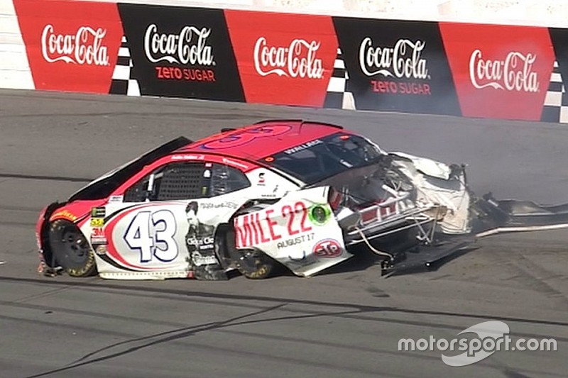 Wallace: Pocono crash
