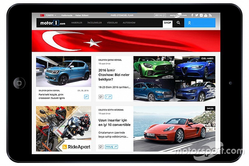Motor1.com запускає редакцію в Туреччині