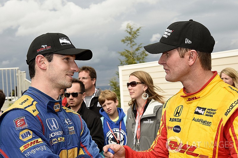Hunter-Reay y Rossi resaltan las 42 victorias de Dixon