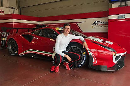 AF Corse ha testato al Mugello il giovane Sebastian Fernandez al volante di una Ferrari 488 GT3