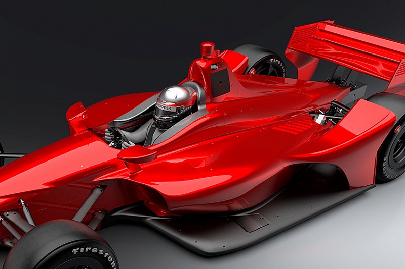【インディカー】新エアロキット、ドライバー保護装置の導入前提で設計