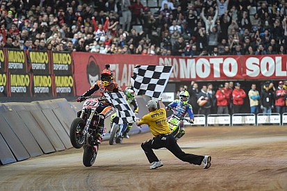 Marquez wins second Superprestigio Dirt Track title
