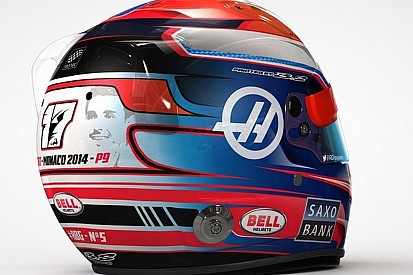 Grosjean rinde homenaje a Bianchi en el casco para Mónaco