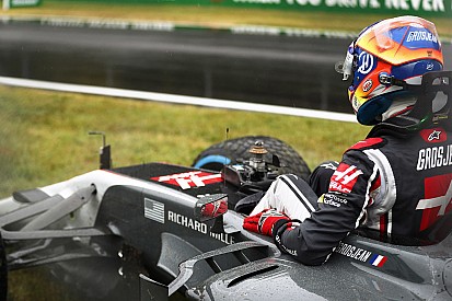 Grosjean marah usai kecelakaan di kualifikasi GP Italia